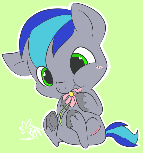 smittyponyrp:  Actually, I did come to deliver something! Hold on…*Pulls this from her saddlebag* I made this for you! Well, kinda…I was doodling and this one looked kinda like you, so I thought I’d finish it and give it to you! ♥ Oh my god i