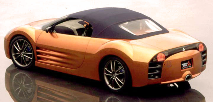carsthatnevermadeit:  Mitsubishi SST Spyder, 1999. The targa style SST was followed