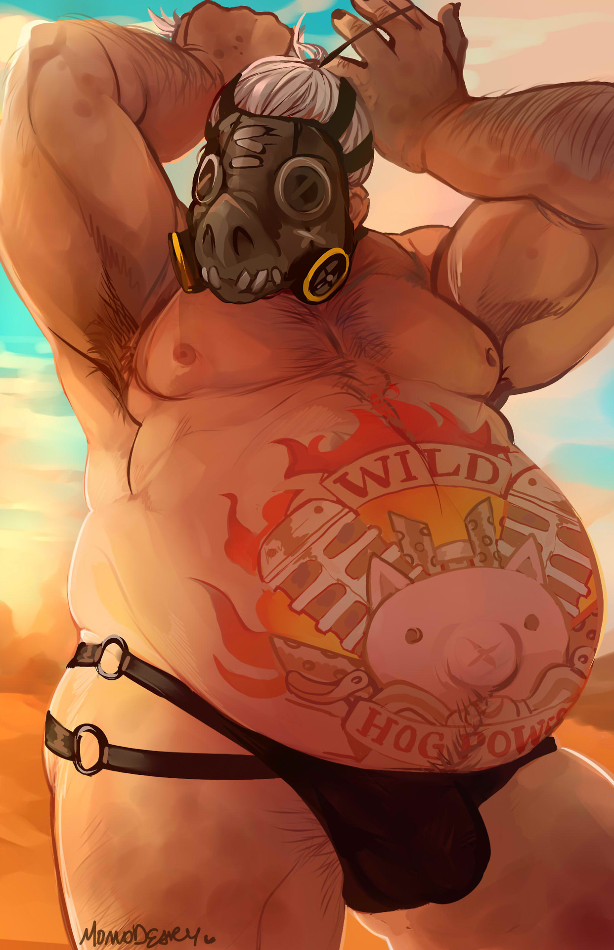 lovelovedeary:    Say “bacon” one more time.  ♥ NSFW and unmasked versions
