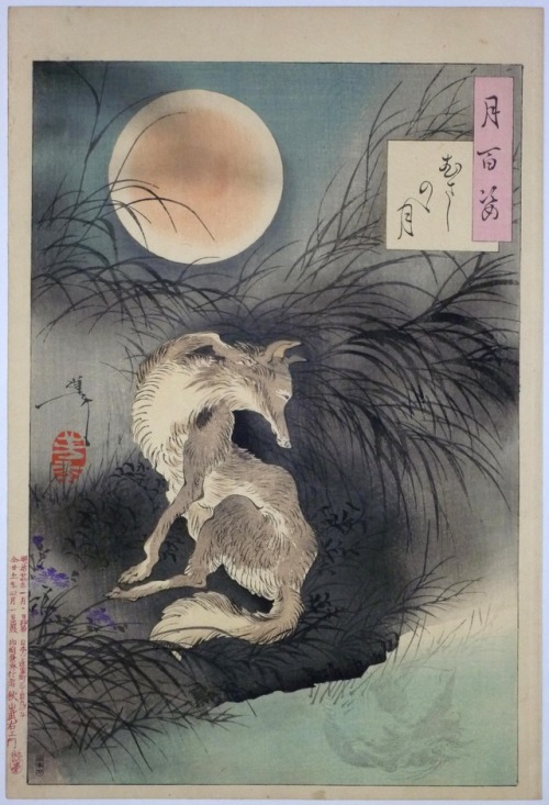 Musashi Plain Moon (no. 91 from the series 100 Aspects of the Moon), Tsukioka Yoshitoshi (1839-1892)