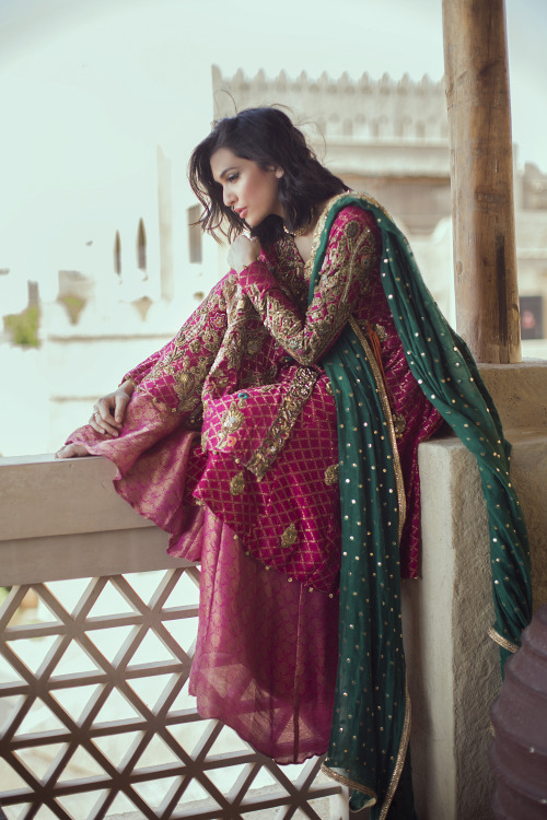 pakistanifashionfiles:Ansab Jahangir Zahira Bridals F/W 2016