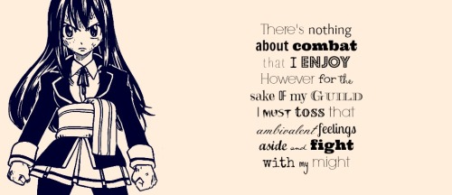 fairytailsuewilliams:  Wendy Marvell quotes 