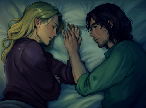He Slept, Curled Like A Kitten, His Brow Nearly Touching Mine, On The Other End Of His Pallet. His Breathing