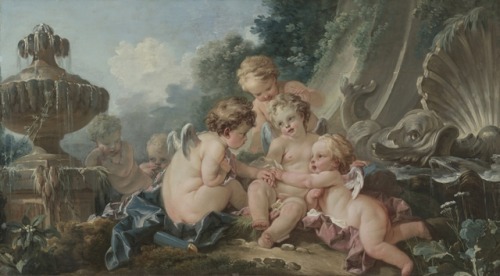 cma-european-art: Cupids in Conspiracy, François Boucher , 1740, Cleveland Museum of Art: European P