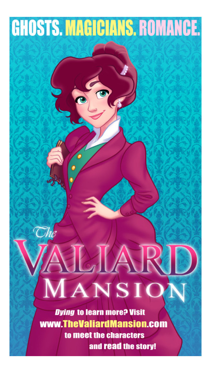 thevaliardmansion: My first pic officially advertising The Valiard Mansion, an illustrated nove