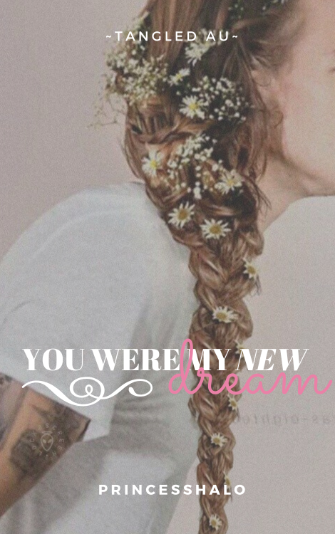 1dfanfictionbookcovers:You Were My New Dream by princesshalo ( @princesshalo ) ~Tangled AU