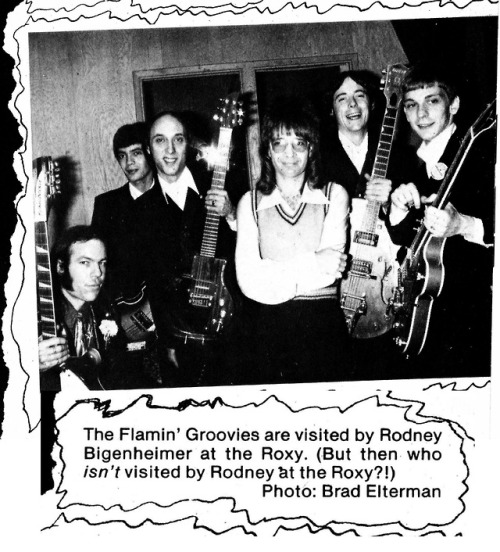 Flamin’ Groovies at the Roxy with Rodney