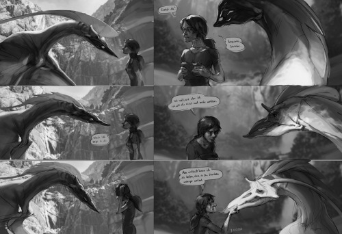Had a bit of fun with a movie-ish sequence of the bonding moment between Senta and Neshtèra. 