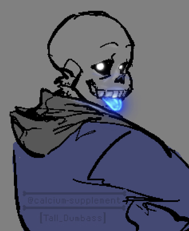 drew a cute underfell sans. as a treat. :) : r/Undertale