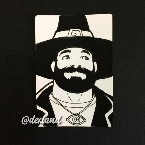 Whitch. ‍♂️ #Inktober 19. #DexLand #Inktober2018 (em Fortaleza, Brazil) www.instagram.co