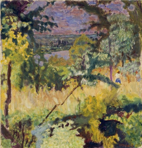 Pierre Bonnard (French, 1867-1947) - View of the River, Vernon, 1923