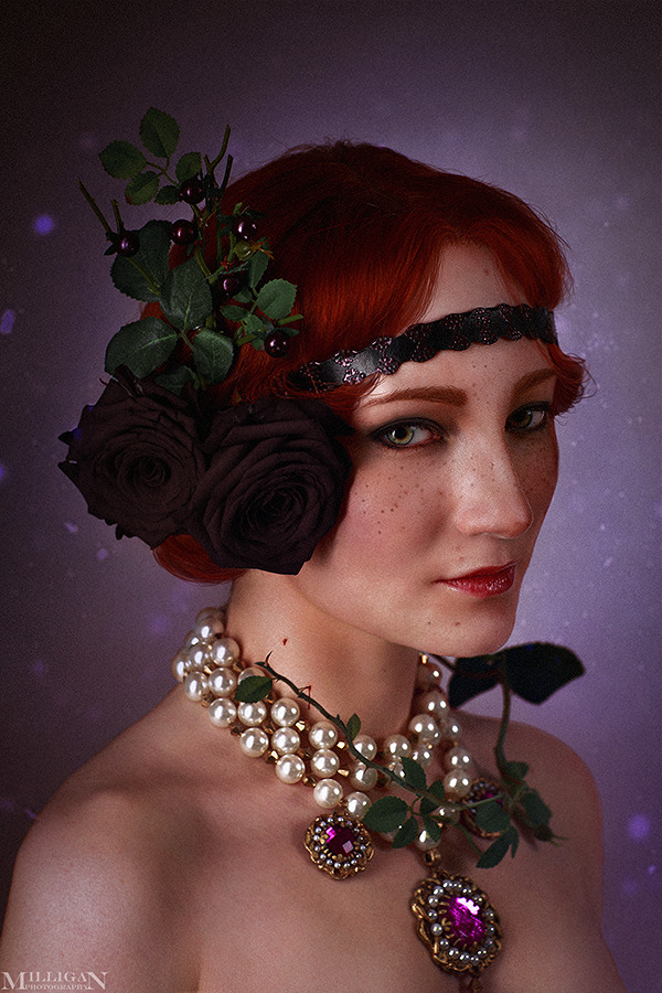   The Witcher Flower portraits Pt. III - Orianna  based on Drakonoart’s artphoto