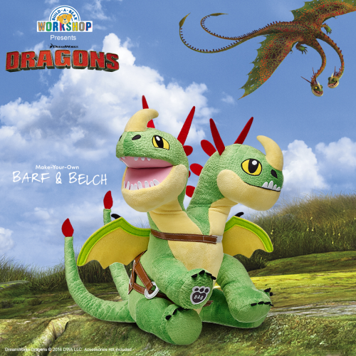 howtotrainyourdragon: Seeing double? It’s just the deadly duo! Barf &amp; Belch are now at
