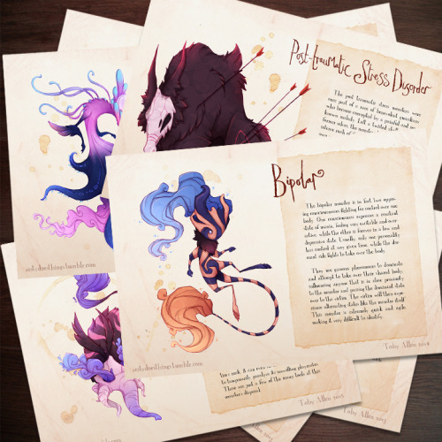 Real Monsters Volume 2 Postcard sets are now available! Head over to my shop… if you want to.