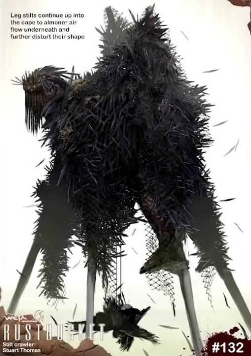 inthroughthesunroof: almostdefinitelydying: once-a-polecat: allaboutmmfr: crow men concept art Stuar