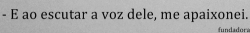 Nós, por toda vida.