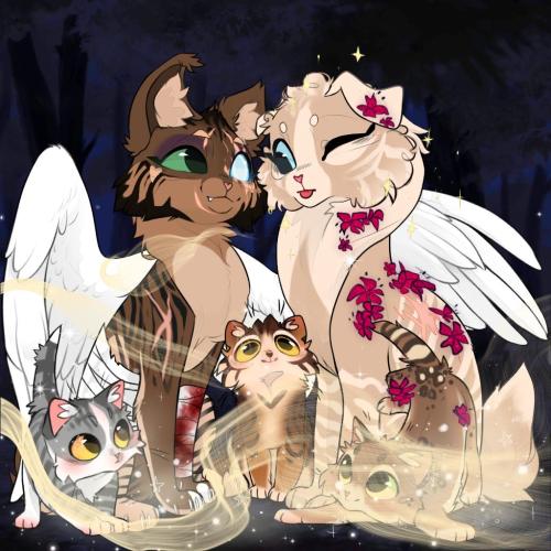 Introducing My Warrior Cats Oc's: Forestclaw (brown Cat With Black Stripes) And Nymph (cream Colored