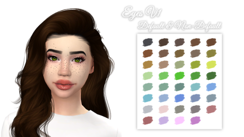 Eye Set V1(Updated) This has been a big project I’ve been working on.I wanted some eye colors 
