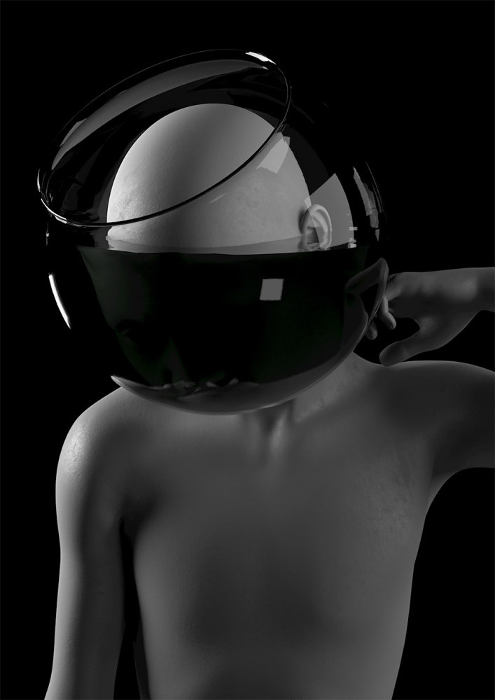 actegratuit:  Korean digital artist and sculptor Kyuin Shim alters the human body