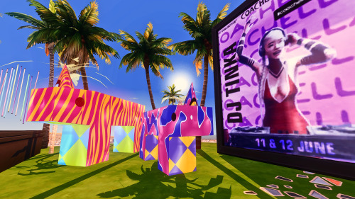 Coachella by The Collective- 64x64 furnished generic lot - art installations by @mikky-18 and conver