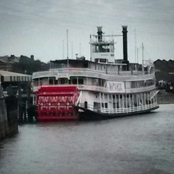 Cloudy day over the #muddywaters of the #Mississippi