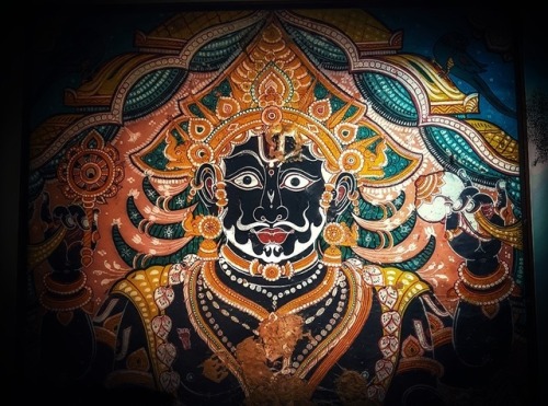 Jagannatha as Vishnu, Anavasara painting from Puri, the Anavarasas paintings replace the deities of 