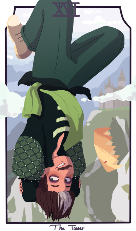 pontsalin:Aaa I’ve finally finished them! The sides as Tarot card from the Major Arcana! I&rsq