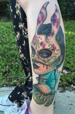 fuckyeahtattoos:  BioShock Splicer by Katelyn Crane @ MD Tattoo Studio in Northridge, Los Angeles, CA