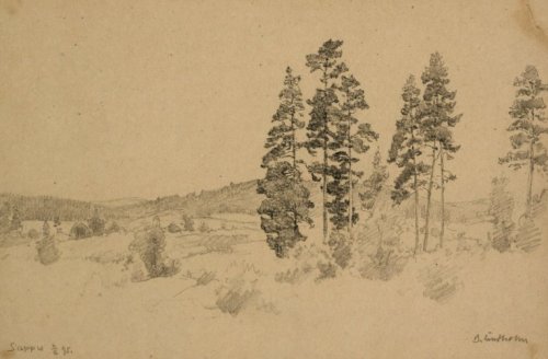 finnish-art-gallery:Landscape, Berndt Lindholm, 19??, Finnish National Gallerykokoelmat.fng.f