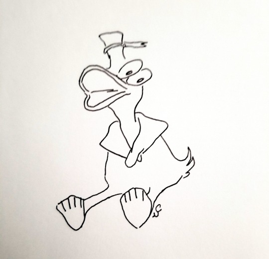 curioscurio: curioscurio:  curioscurio:   curioscurio:  Ok I’m gonna try and sculpt Donald Duck without looking at it and bake and paint the result   I’ve decided I’m also going to bake and paint it without looking at him   Here is what I think