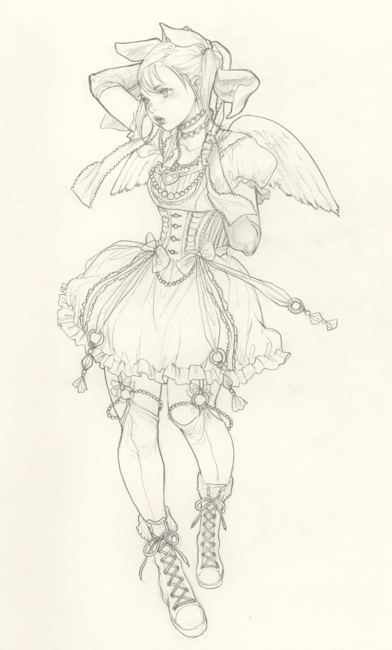 yasahime:  drawings on storenvy 