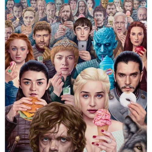 Alex Gross, ‘Game of Thrones’, 2019 Found here & here.