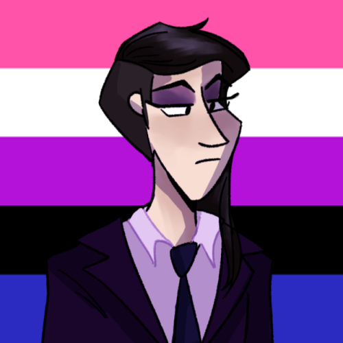 I spent way too long making Silence Agenda pride icons, here are Nyx and Avery’s! Happy pride month!