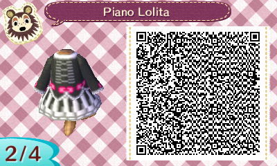 So when I played City Folk I had this Lolita dress made by one of my favourite AC design blogs, alic