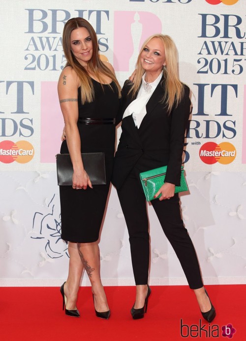 Melanie C (Sporty Spice) and Emma Bunton (Baby Spice)- Spice Girls