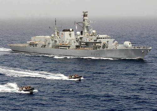 Sailors from HMS Lancaster have dealt a further blow to the drugs trade after seizing cannabis and c