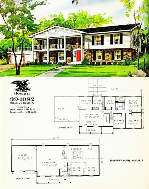 Early American Colonial Home Plans - Design 39-1082