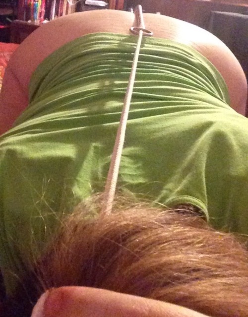 worthless-holes:  So… sirspanksalot1 got me an amazing anal hook!!!! I had a lot of fun teasing my dripping pussy and cumming with it in. It was an incredible new experience. I’m looking forward to playing with it again.   Hope you all enjoy these