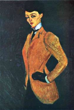 artist-modigliani:  The Amazon, Amedeo ModiglianiMedium: