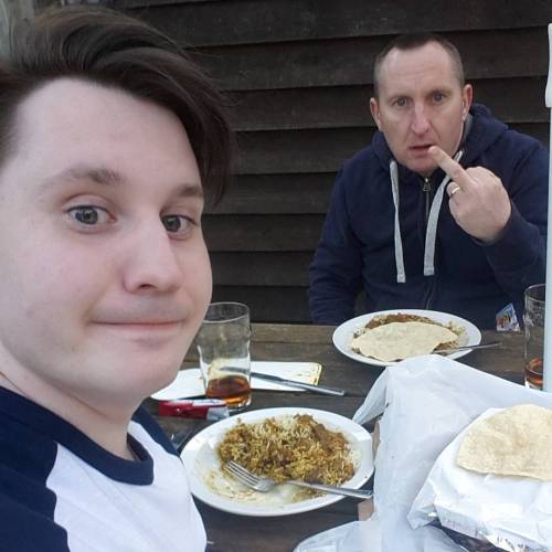 Classic curry and pint(s) with #kevlad #classickev #banterclaus #lad (at The Fat Cat Ipswich)