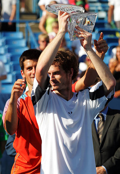 Cincinnati Open 2008: Novak Tries To Steal Andy's Trophy