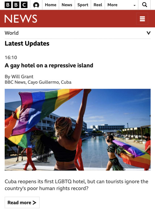 Really, BBC? a repressive islandcertainly, our elder queers would like to remind one colonial power,