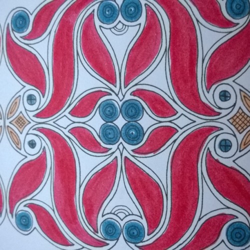 #red #intrecci #celtic #rosso #arttheraphy