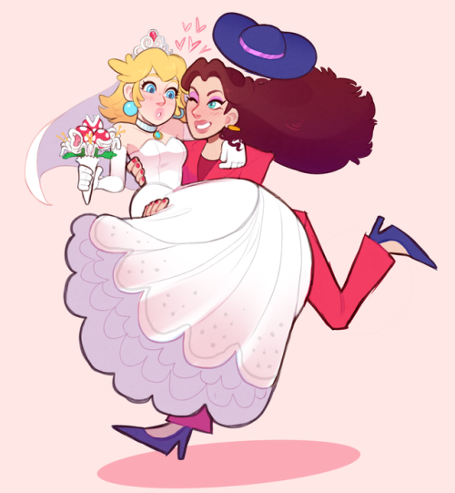 sutexii:  “I’m your 1-up girl~  ♪  ” @nintendo: let peach and pauline Date you cowards 