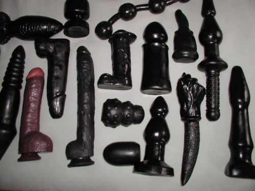 Porn Pics Huge Dildo Collections - How does yours compare?