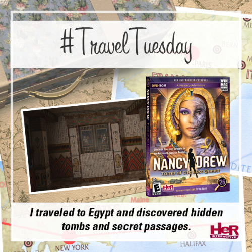 Ever wanted to discover hidden passages and secret rooms? Travel to Egypt in Nancy Drew: Tomb of the