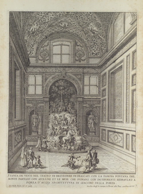 Villa Aldobrandini Le fontane delle ville di Frascati, 1691, Giovanni Battista Falda