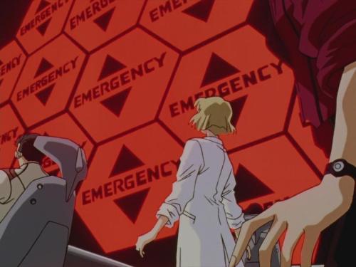 as-warm-as-choco:  Incredibly detailed stills from Neon Genesis Evangelion showing us the love and hard work the animators put into the series. 1) Hand-drawn typography (especially at a perspective angle -6th one) is difficult as hell. 2) The NERV map