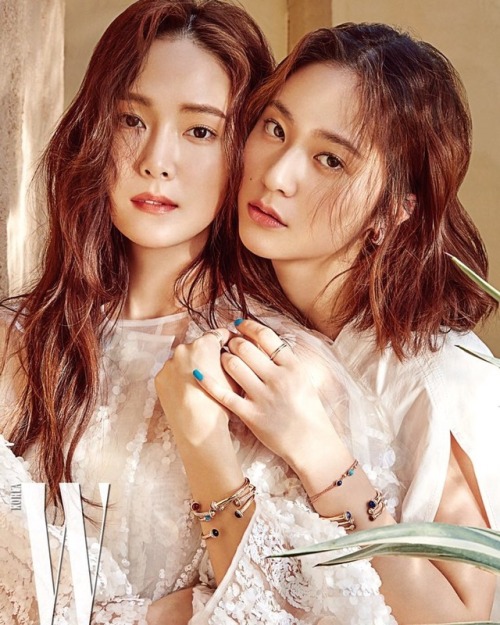 jessifanylove: jessica.syj: Better together✨ @vousmevoyez and I rocking the cover of @wkorea May iss