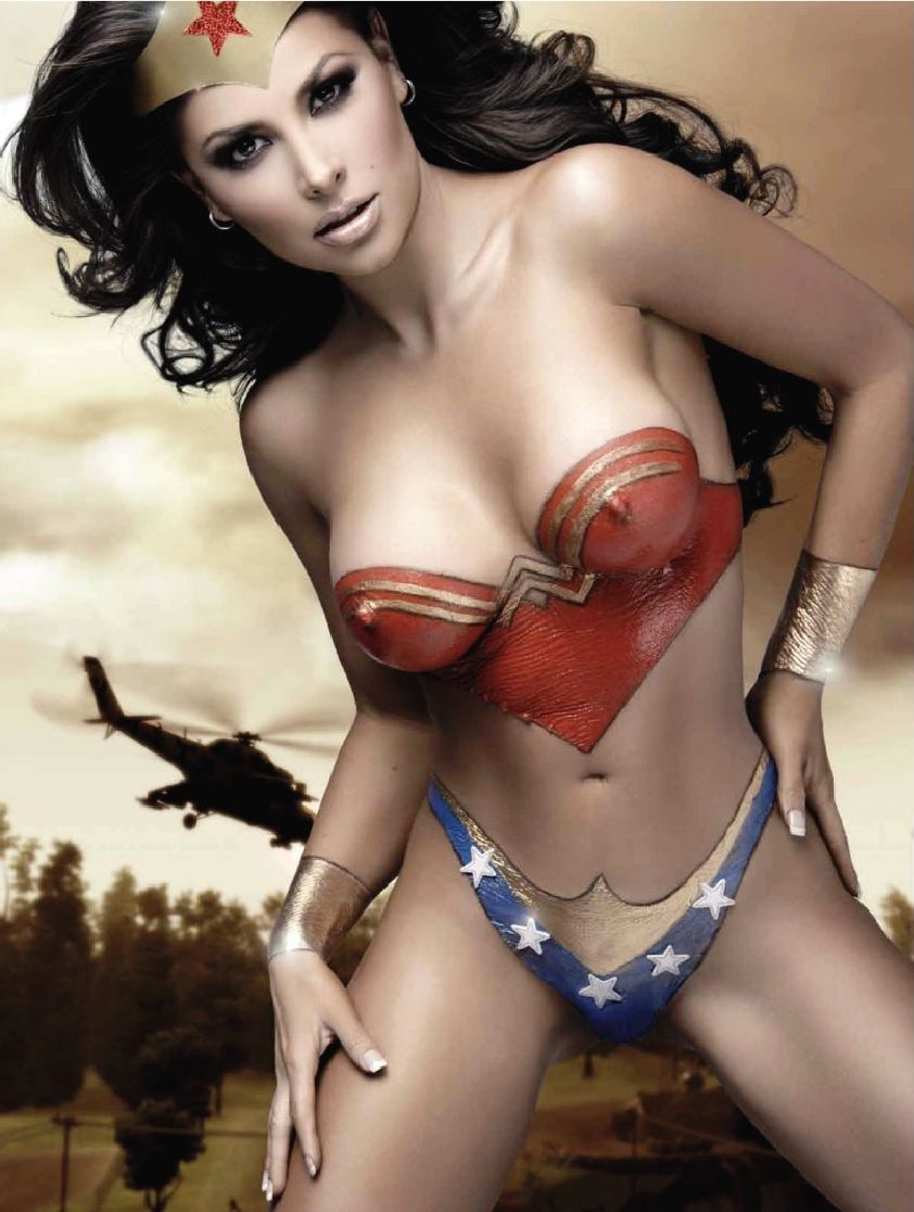 babes-palace:  - Gaby Ramirez -  Wonder Woman - Playboy Mexico 